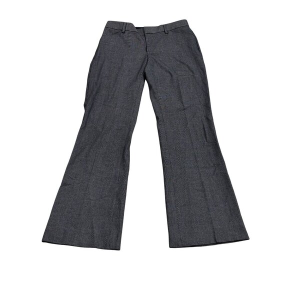 Gap Perfect Trouser Glen Plaid Stretch Wide-Leg Pants 00R - Picture 1 of 11